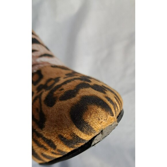 Shoe Republic LA Cheetah Leopard Animal Print Suede Boot Size 9 - Picture 12 of 12